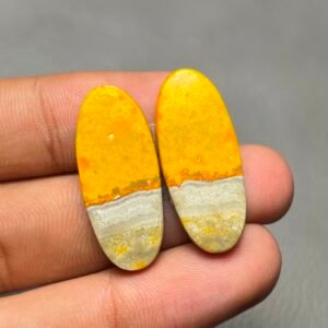 Bumble Bee Jasper Pair - Image 1