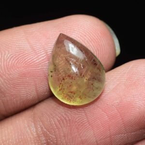 Green Sunstone Gemstone Cabochon - Image 1