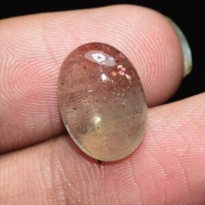 Green Sunstone Gemstone Cabochon - Image 1