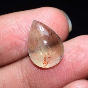 Green Sunstone Gemstone Cabochon - Image 1