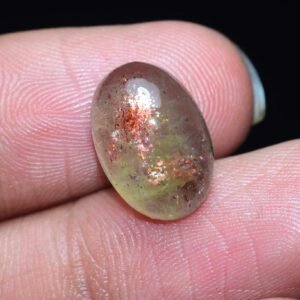 Green Sunstone Gemstone Cabochon - Image 1