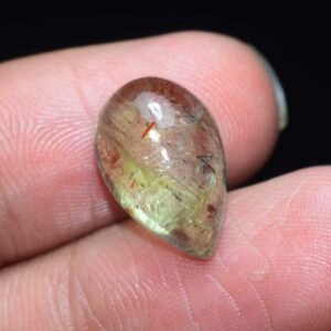 Green Sunstone Gemstone Cabochon - Image 1