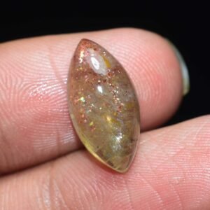 Green Sunstone Gemstone Cabochon - Image 1