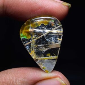 Garden Quartz With Rutile Gemstone - Image 1