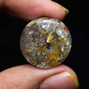 Garden Quartz With Rutile Gemstone - Image 1