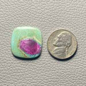 Ruby Fuchsite Cabochon Loose Gemstone For Making Jewelry - Image 1