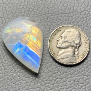 Rainbow Moonstone Cabochon Loose Gemstone For Making Jewelry