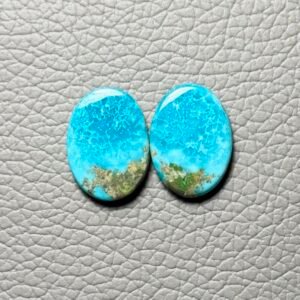 Morenci Turquoise Pair Gemstone Cabochon