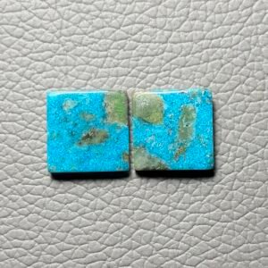 Morenci Turquoise Pair Gemstone Cabochon - Image 1