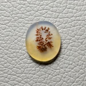 Scenic Quartz Cabochon Gemstone - Image 1