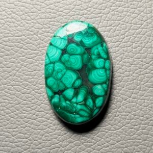 Malachite Cabochon Gemstone - Image 1