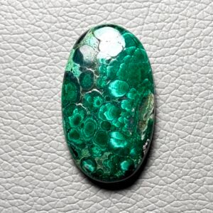 Malachite Cabochon Gemstone - Image 1