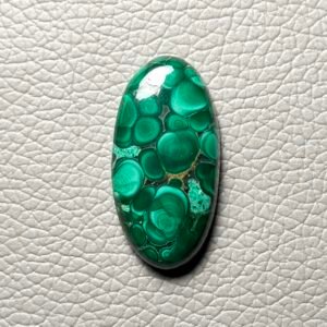 Malachite Cabochon Gemstone - Image 1