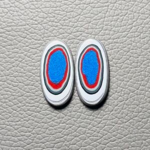 Fordite Pair Gemstone Cabochon - Image 1