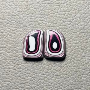 Fordite Pair Gemstone Cabochon - Image 1
