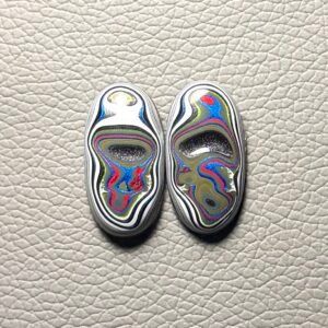 Fordite Pair Gemstone Cabochon - Image 1