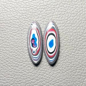 Fordite Pair Gemstone Cabochon - Image 1