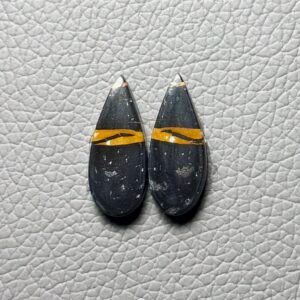 Blackjack Turquoise Pair Gemstone Cabochon - Image 1